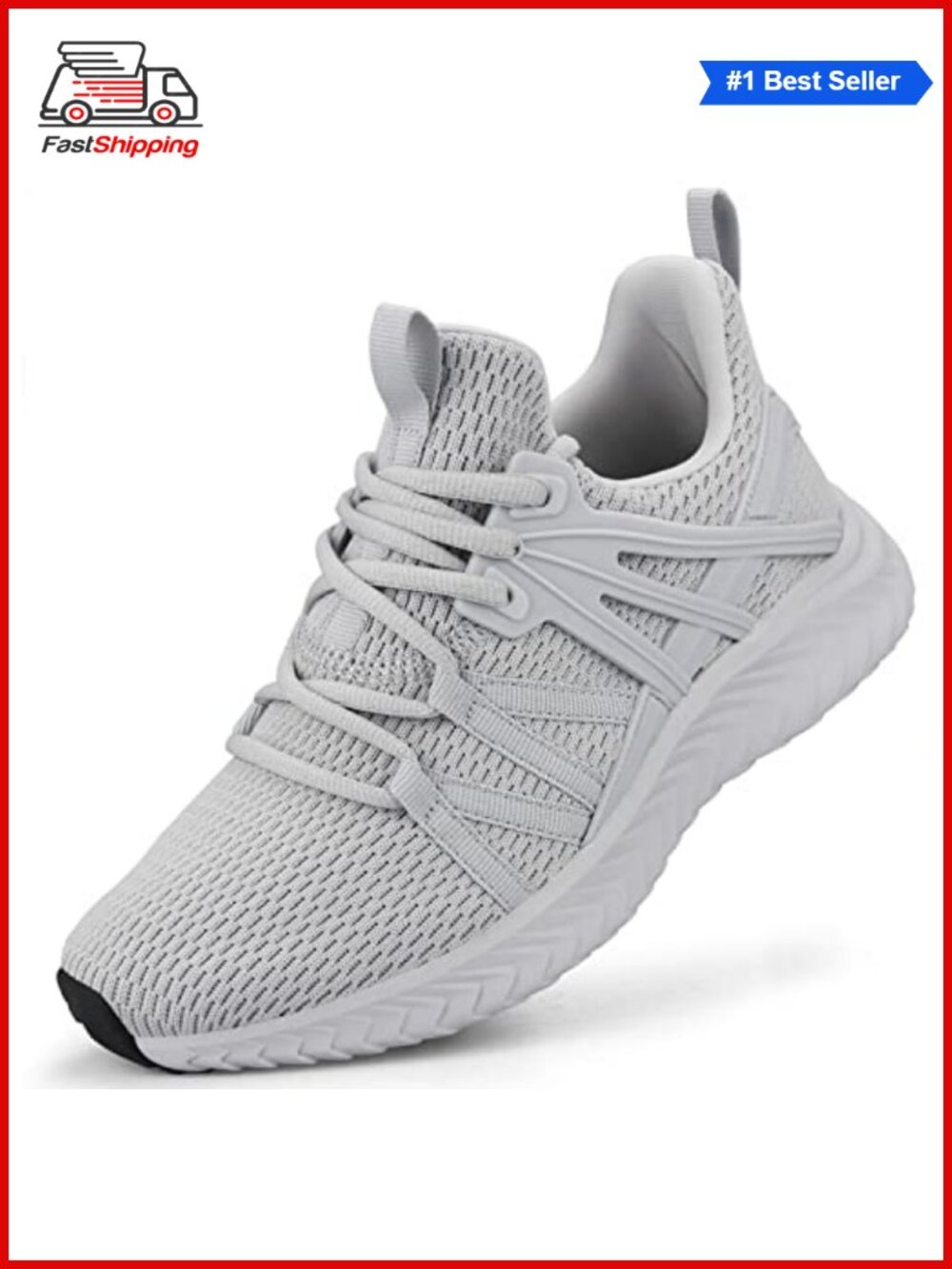 ✨ Abboos Womens Slip On Running Sneakers Walking Tennis Shoes Lightweight